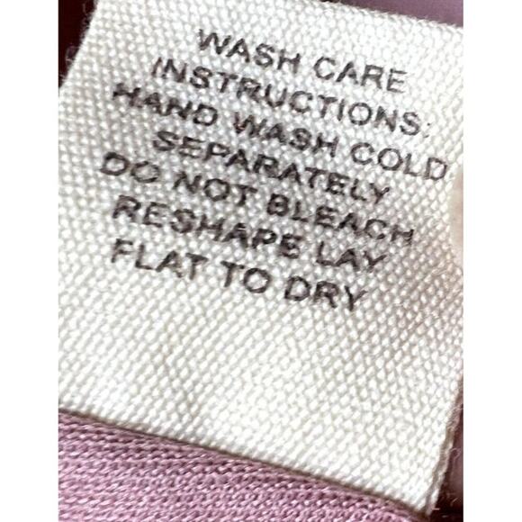 Paper Tee Women's Size Large Sleeveless Top Blouse Lace Lavender Lace 95% Polyam - Picture 5 of 8